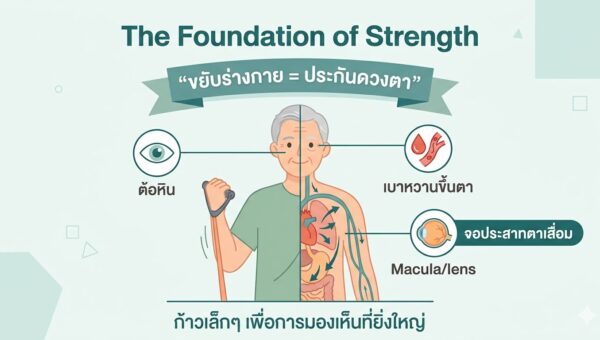 มากกว่าแค่ความฟิต: 3 โรคตาเรื้อรังที่ป้องกันได้ด้วยการขยับร่างกาย